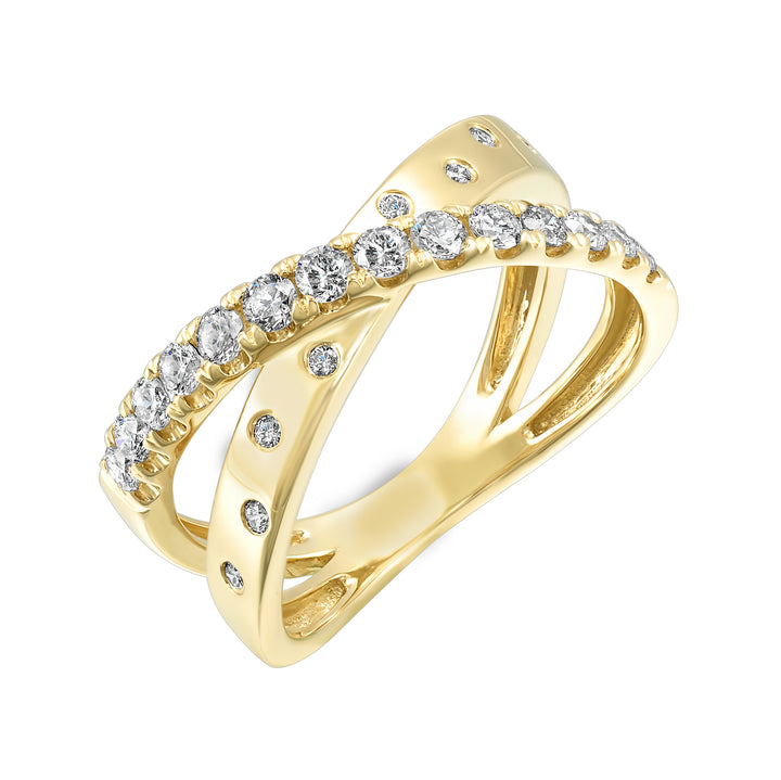 14Kt Yellow Gold Diamond 1/2Ctw Ring
