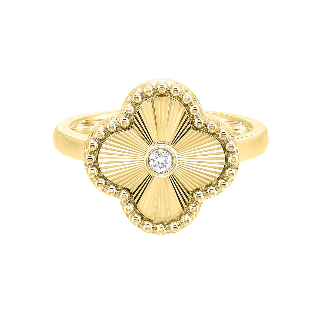 10Kt Yellow Gold Diamond 1/25Ctw Ring