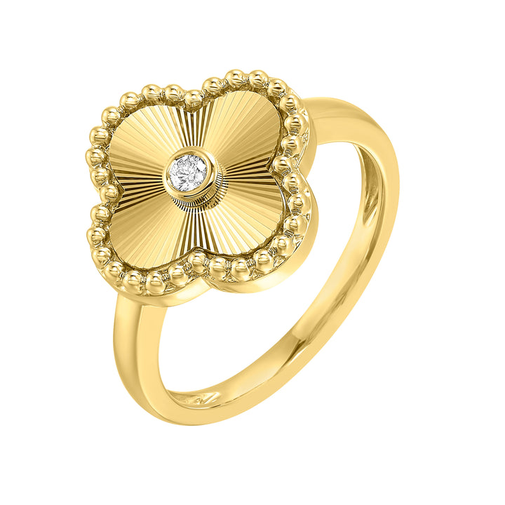 10Kt Yellow Gold Diamond 1/25Ctw Ring