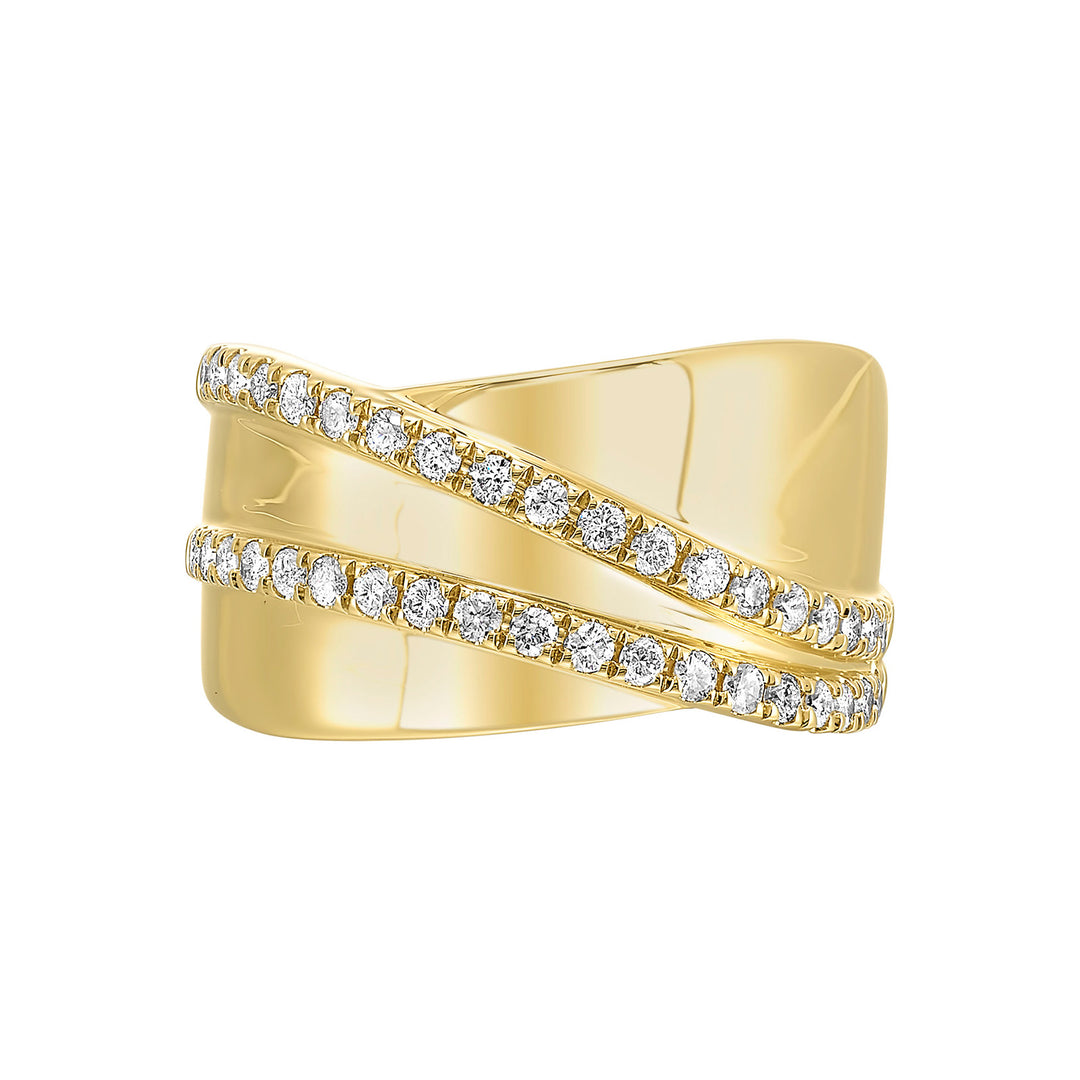 14Kt Yellow Gold Diamond 3/8Ctw Ring