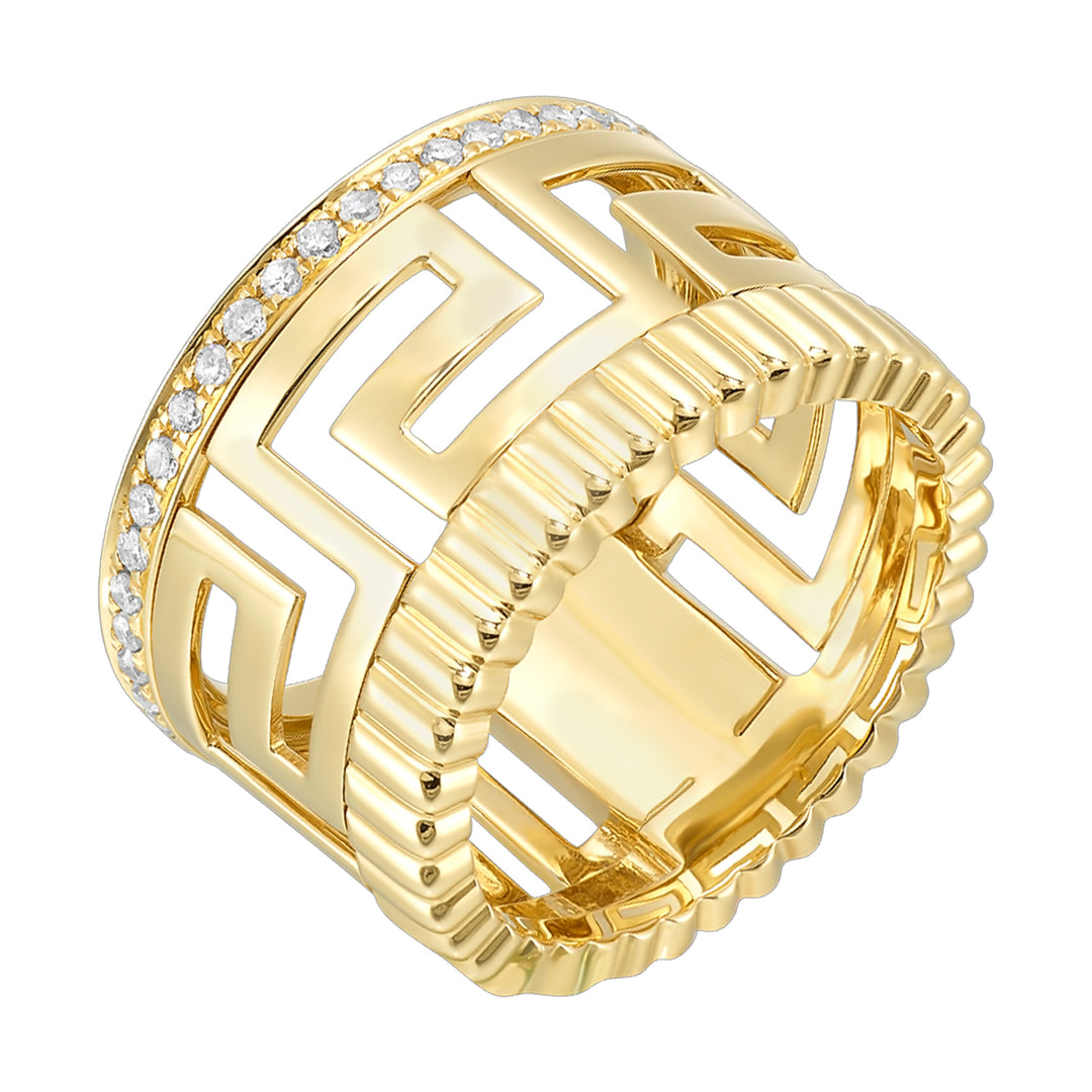 14Kt Yellow Gold Diamond 1/3Ctw Ring