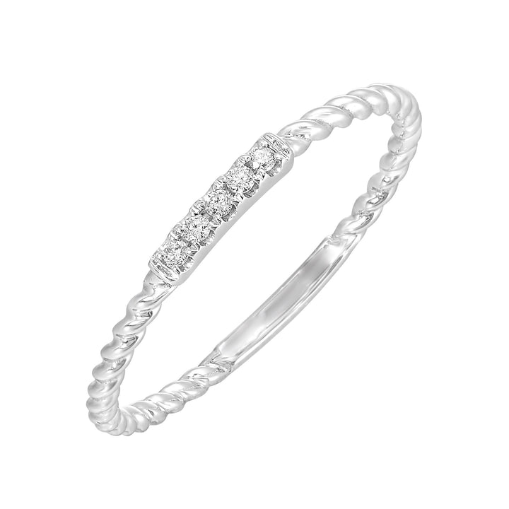 10Kt White Gold Diamond 1/25Ctw Ring