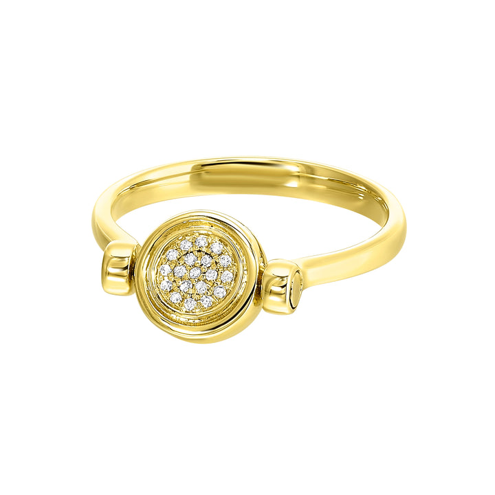 10Kt Yellow Gold Diamond 1/20Ctw Ring