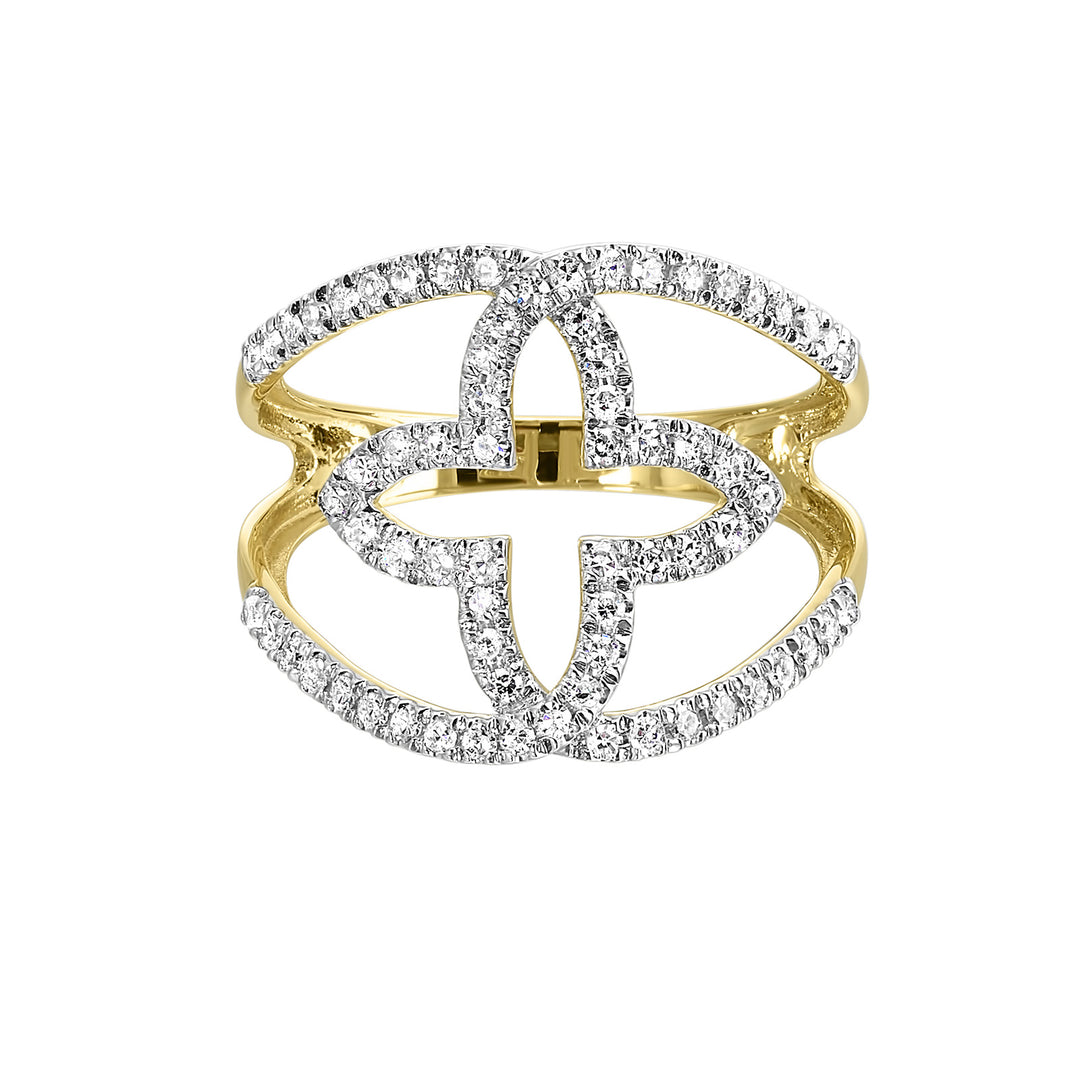 14Kt Yellow Gold Diamond 1/2Ctw Ring