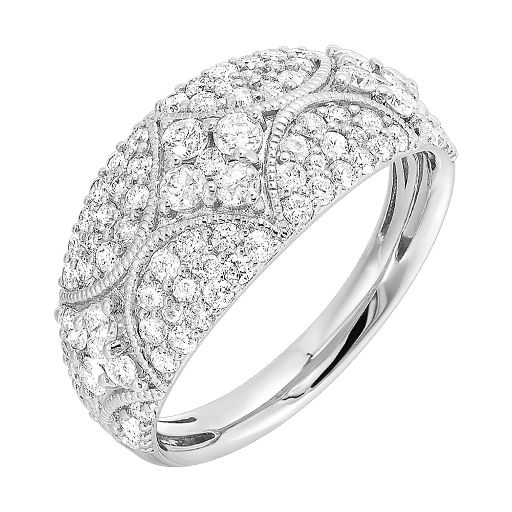 14Kt White Gold Diamond 1Ctw Ring