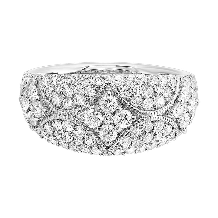 14Kt White Gold Diamond 1Ctw Ring