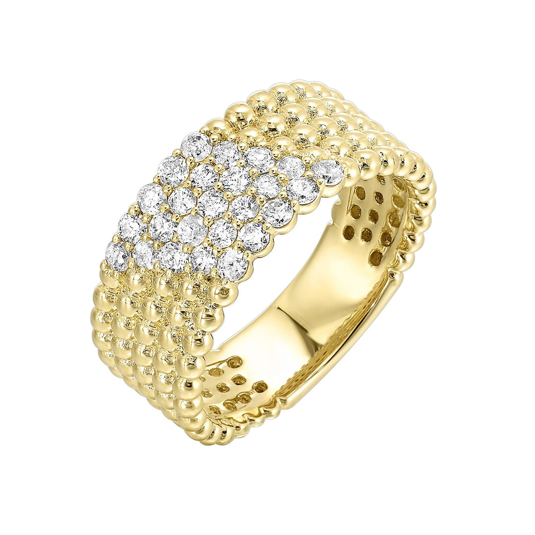 14Kt Yellow Gold Diamond 1/2Ctw Ring