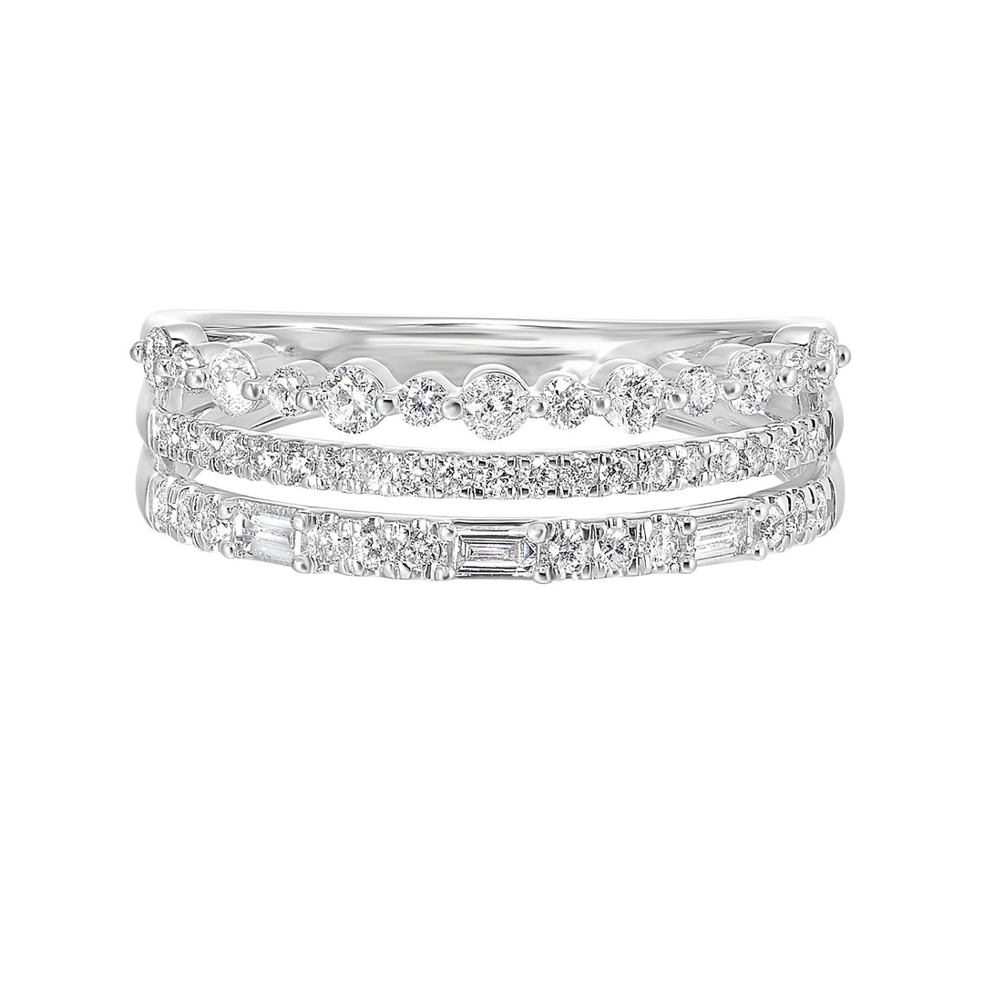 14Kt White Gold Diamond 1/2Ctw Ring
