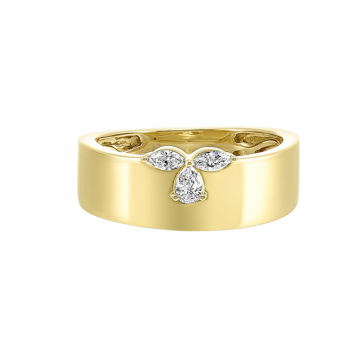 14Kt Yellow Gold Diamond 1/5Ctw Ring