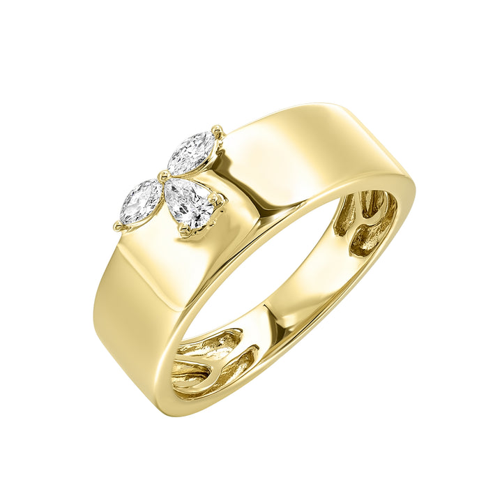 14Kt Yellow Gold Diamond 1/5Ctw Ring