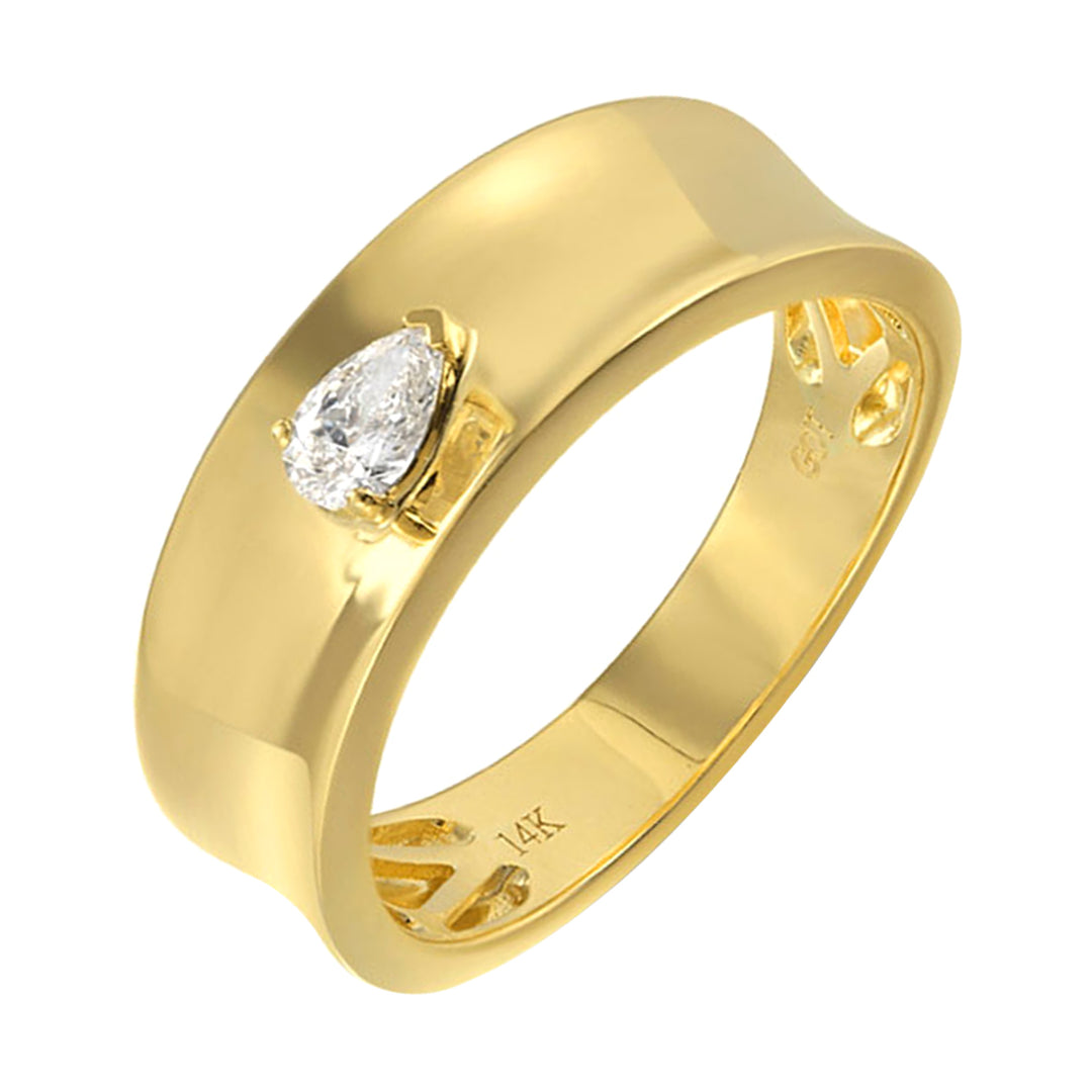 14KY diamond ring,  1/6CTW-fast-moving essential in yellow gold; great for gift,  add-on,  or entry bridal sales.