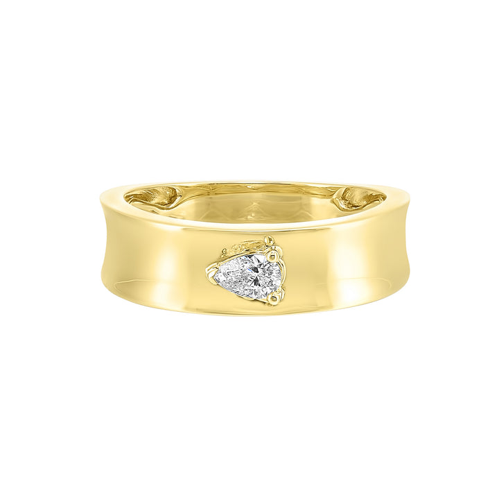 14KY diamond ring, 1/6CTW-fast-moving essential in yellow gold; great for gift, add-on, or entry bridal sales.