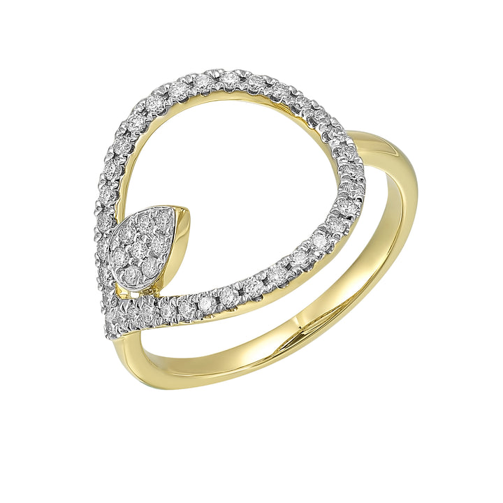 14Kt Yellow Gold Diamond 1/3Ctw Ring