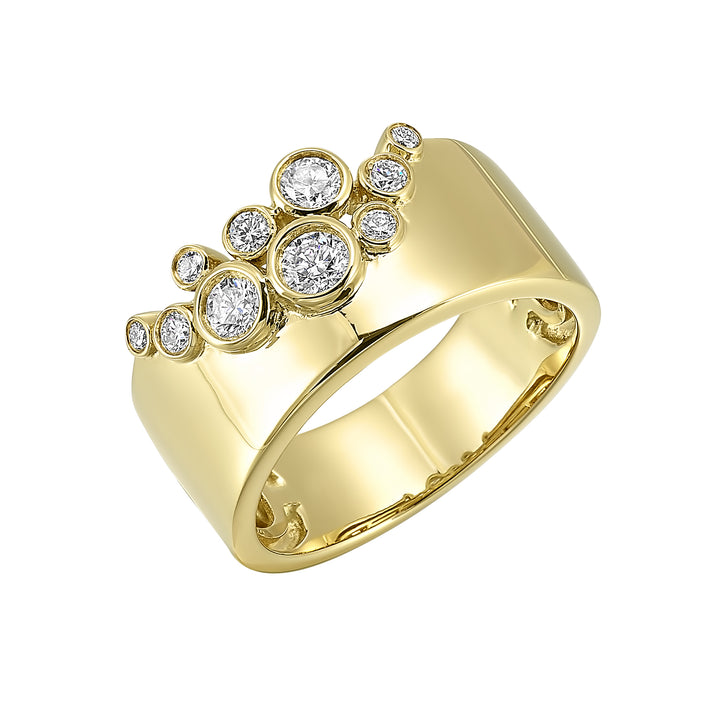 14Kt Yellow Gold Diamond 3/8Ctw Ring