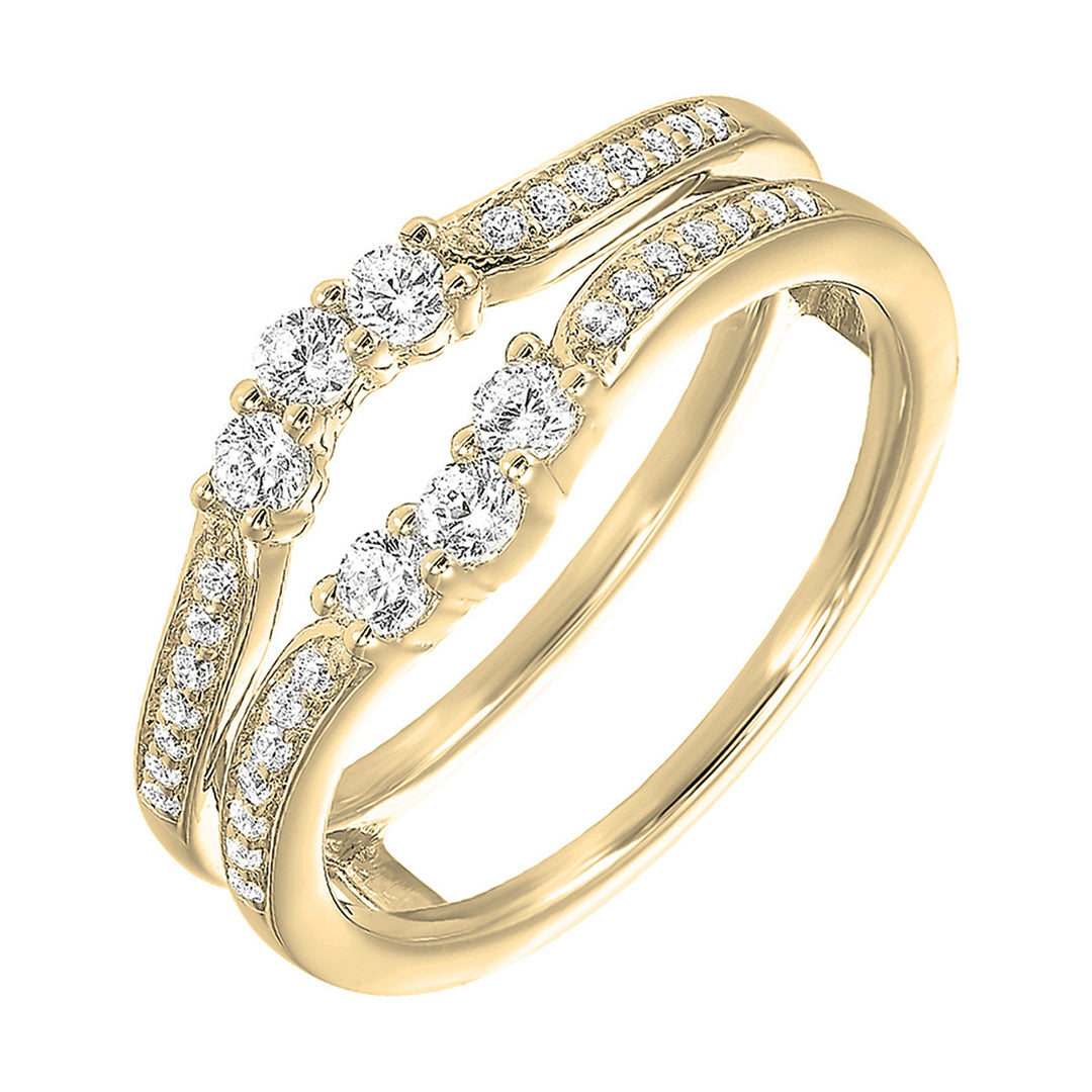 14Kt Yellow Gold Diamond 1/4Ctw Ring
