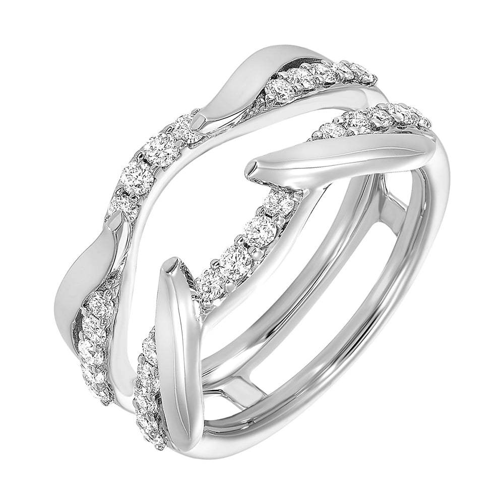 14Kt White Gold Diamond 1/3Ctw Ring