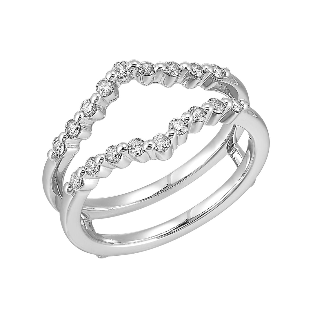 14Kt White Gold Diamond 1/3Ctw Ring