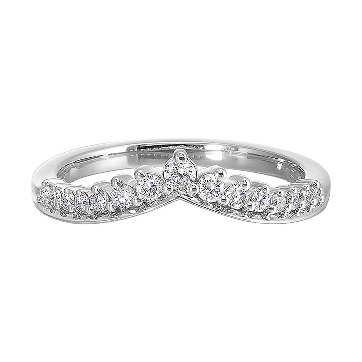 14Kt White Gold Diamond 1/4Ctw Ring