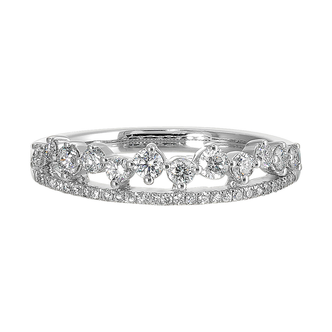 14Kt White Gold Diamond 3/8Ctw Ring