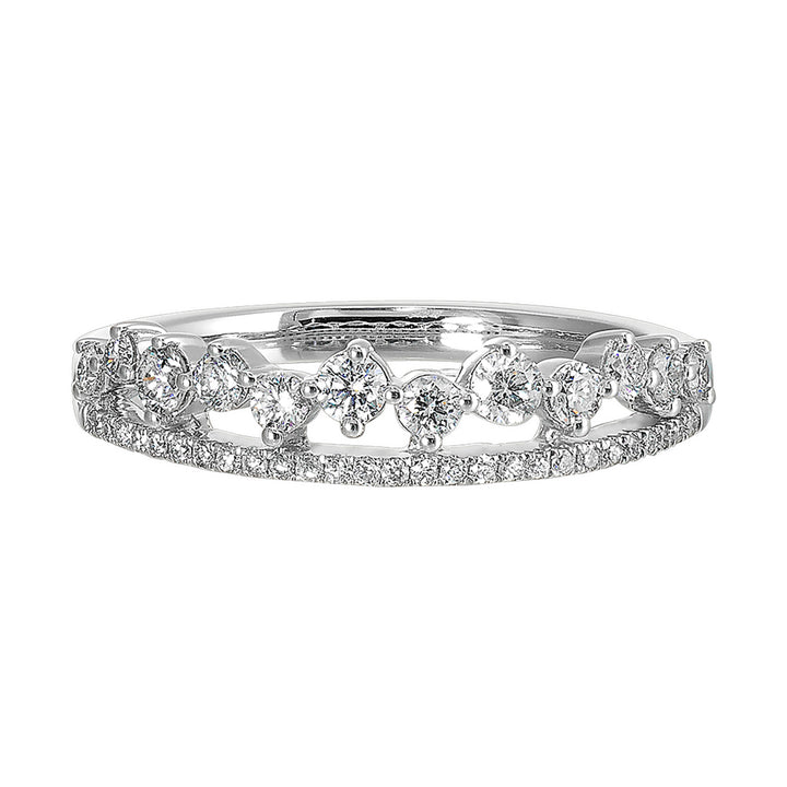14Kt White Gold Diamond 3/8Ctw Ring