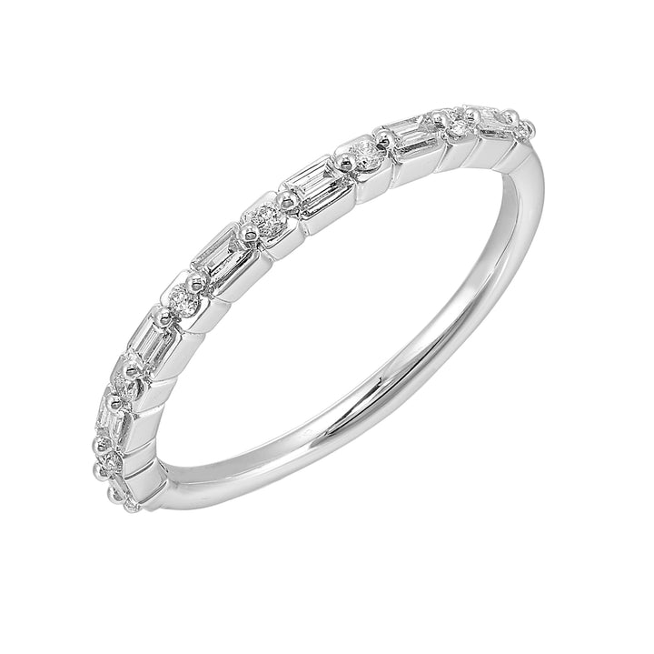 14Kt White Gold Diamond 1/5Ctw Ring