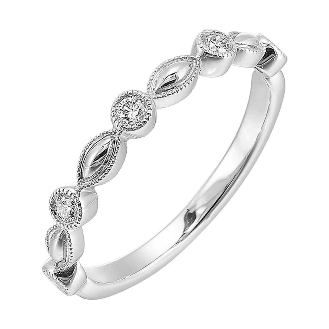 14Kt White Gold Diamond 1/7Ctw Ring