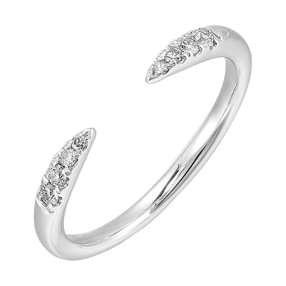 14Kt White Gold Diamond 1/10Ctw Ring