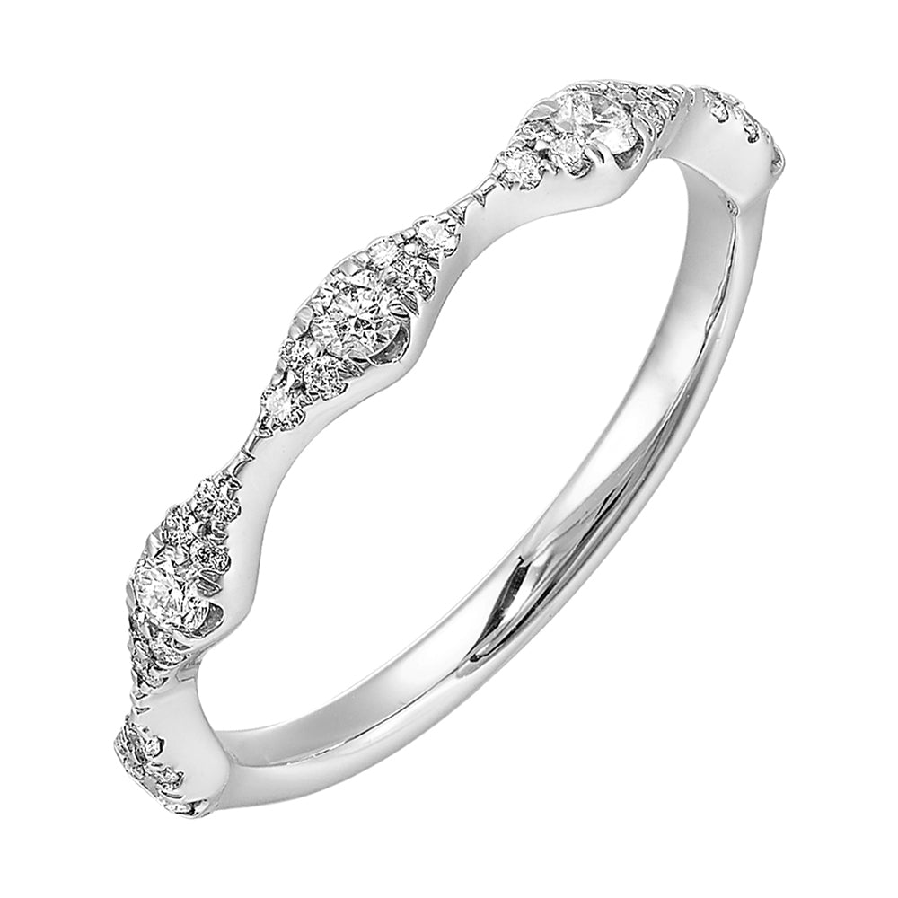 14Kt White Gold Diamond 1/3Ctw Ring