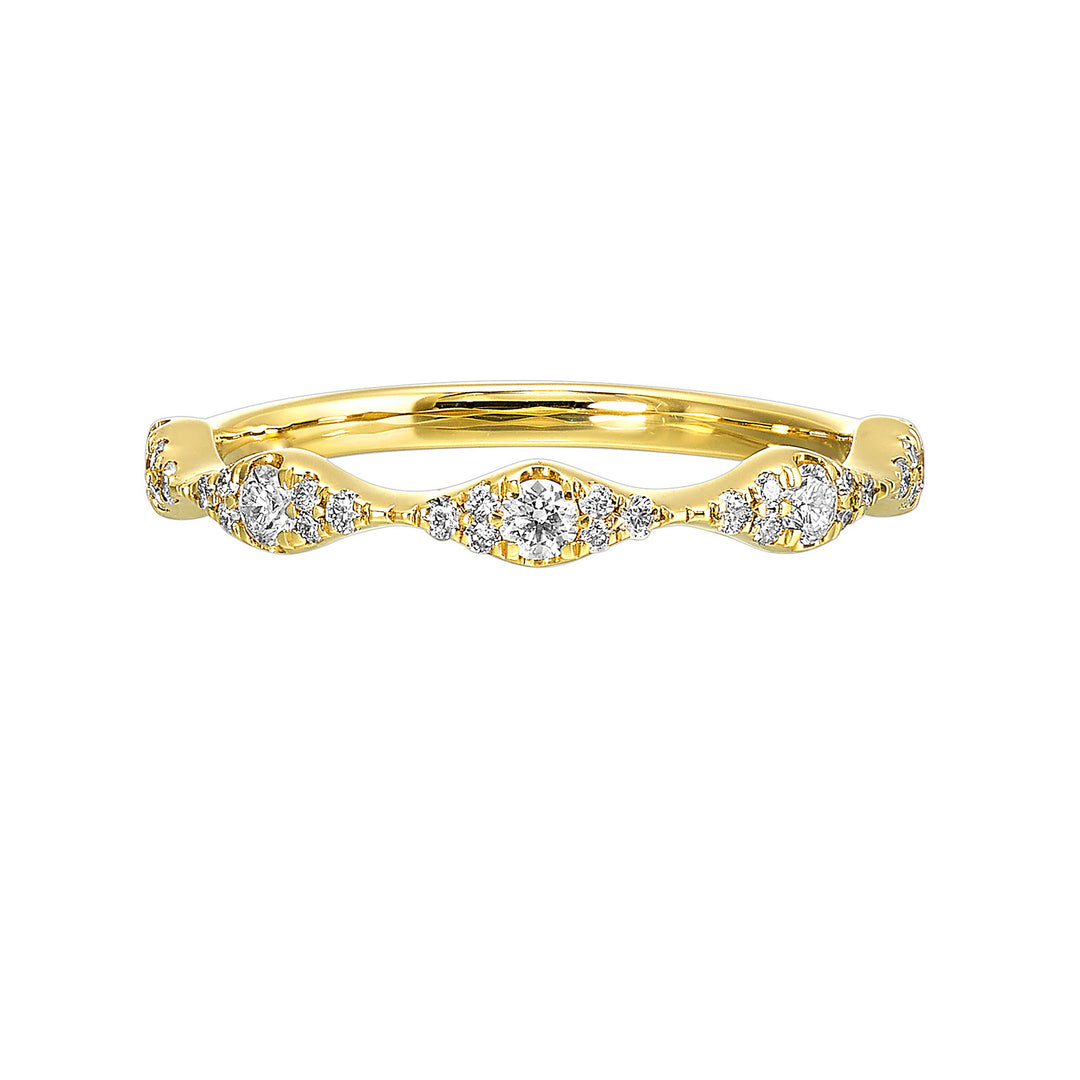 14Kt Yellow Gold Diamond 1/3Ctw Ring