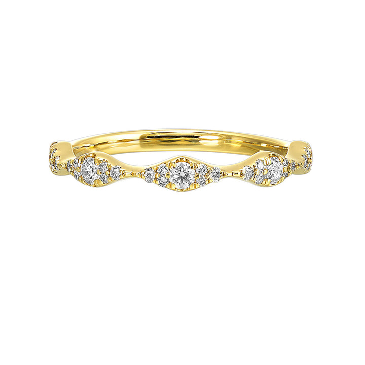 14Kt Yellow Gold Diamond 1/3Ctw Ring