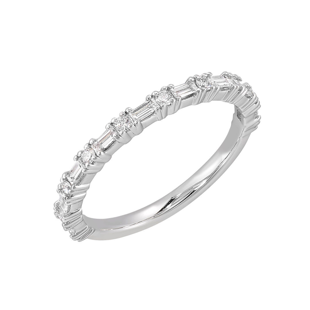 14Kt White Gold Diamond 3/8Ctw Ring