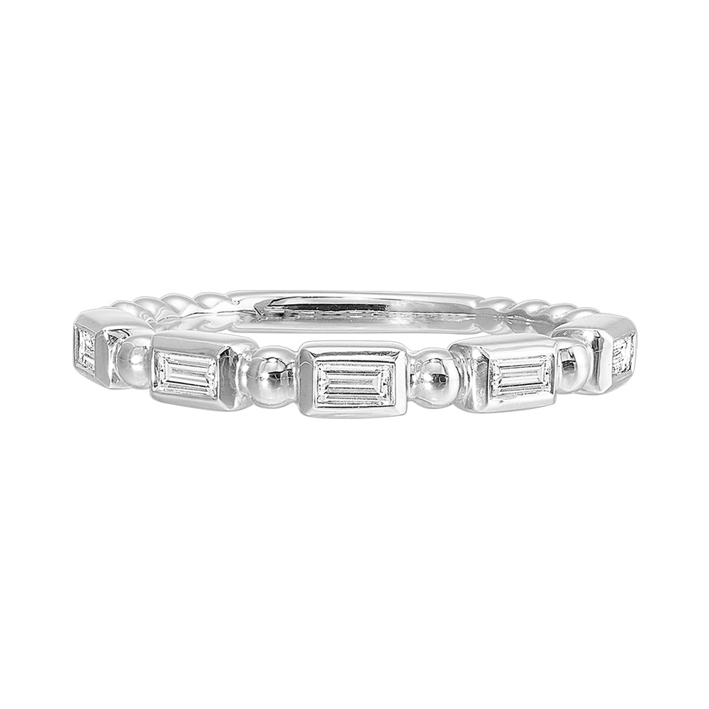 14Kt White Gold Diamond 1/5Ctw Ring