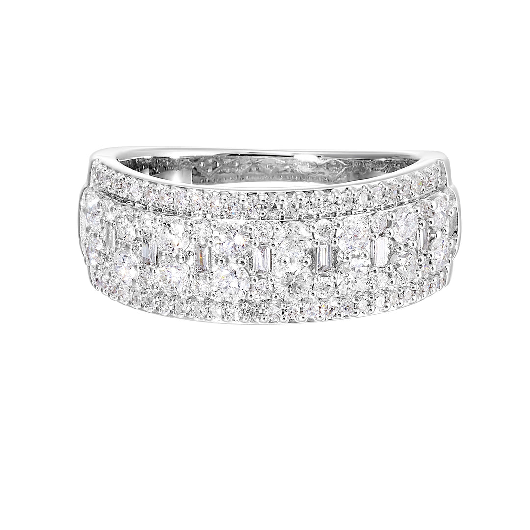10Kt White Gold Diamond 1Ctw Ring