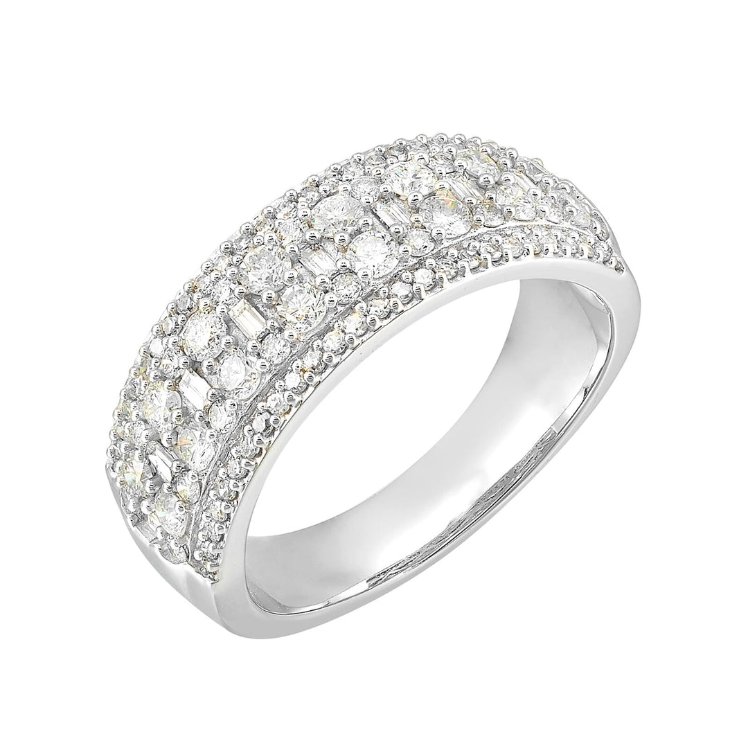 10Kt White Gold Diamond 1Ctw Ring
