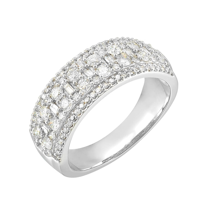 10Kt White Gold Diamond 1Ctw Ring