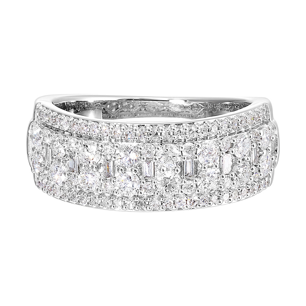 14Kt White Gold Diamond 1Ctw Ring