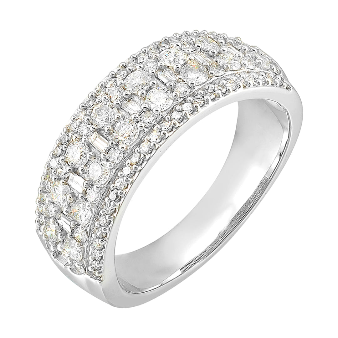 10Kt White Gold Diamond 1Ctw Ring