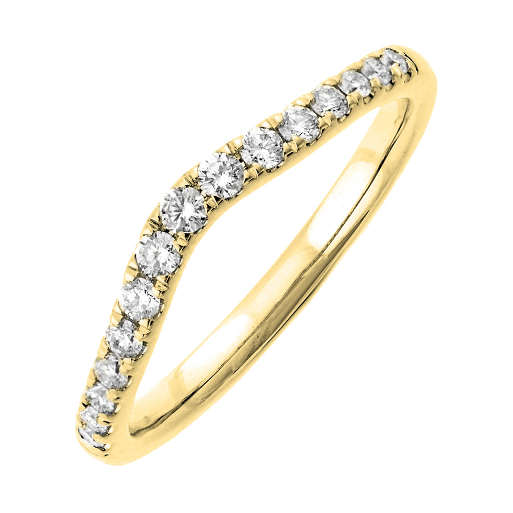 14Kt Yellow Gold Diamond 1/4Ctw Ring
