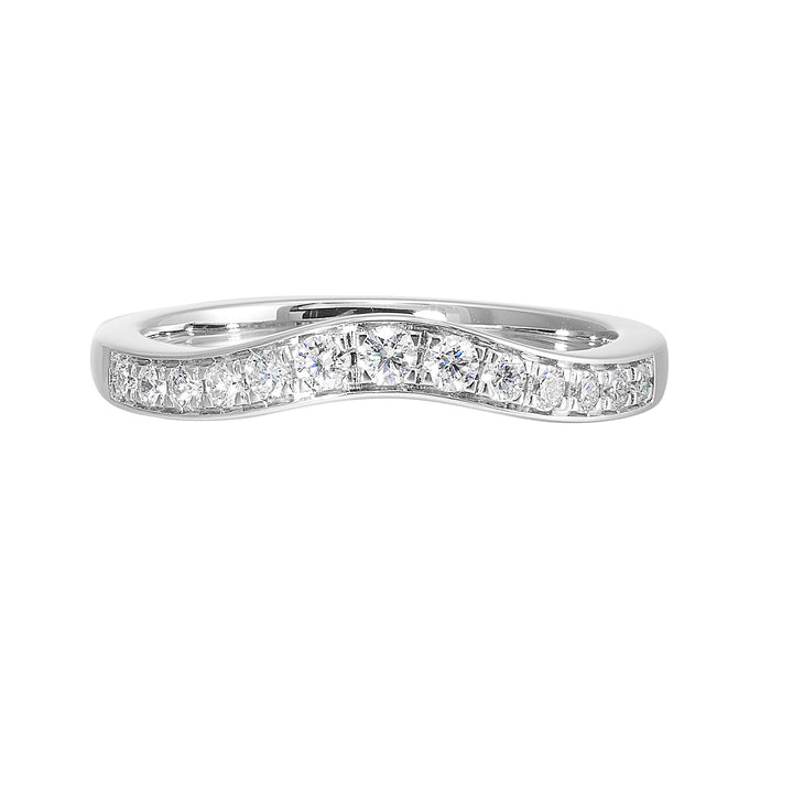 14Kt White Gold Diamond 1/4Ctw Ring