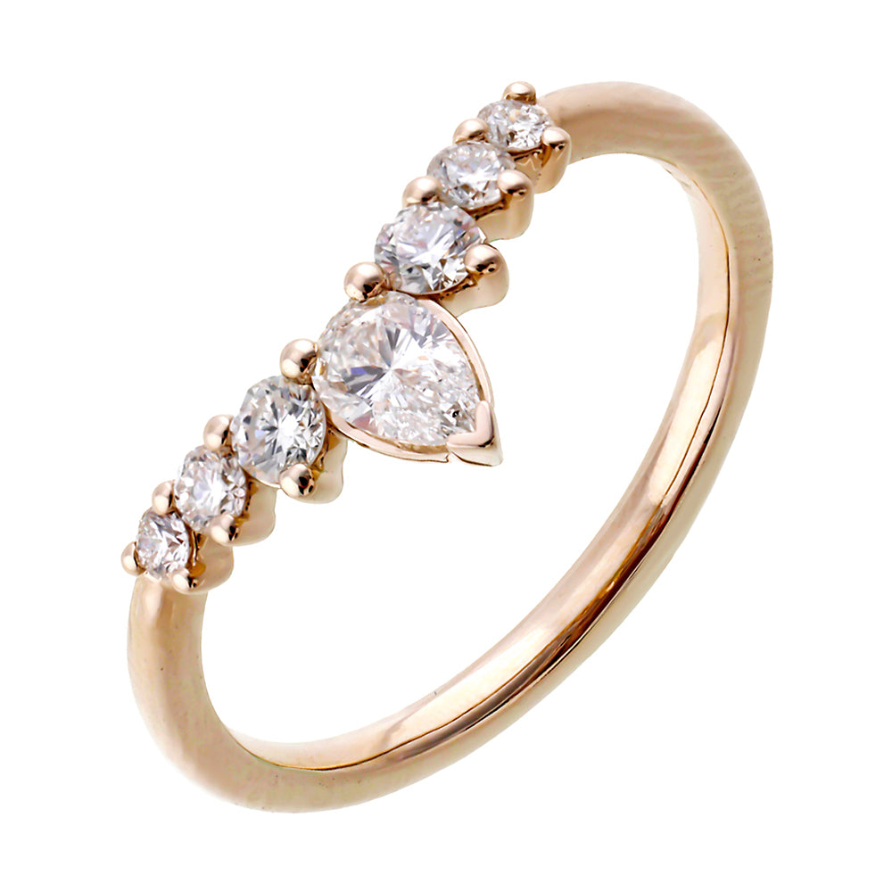 14Kt Rose Gold Diamond 1/2Ctw Ring