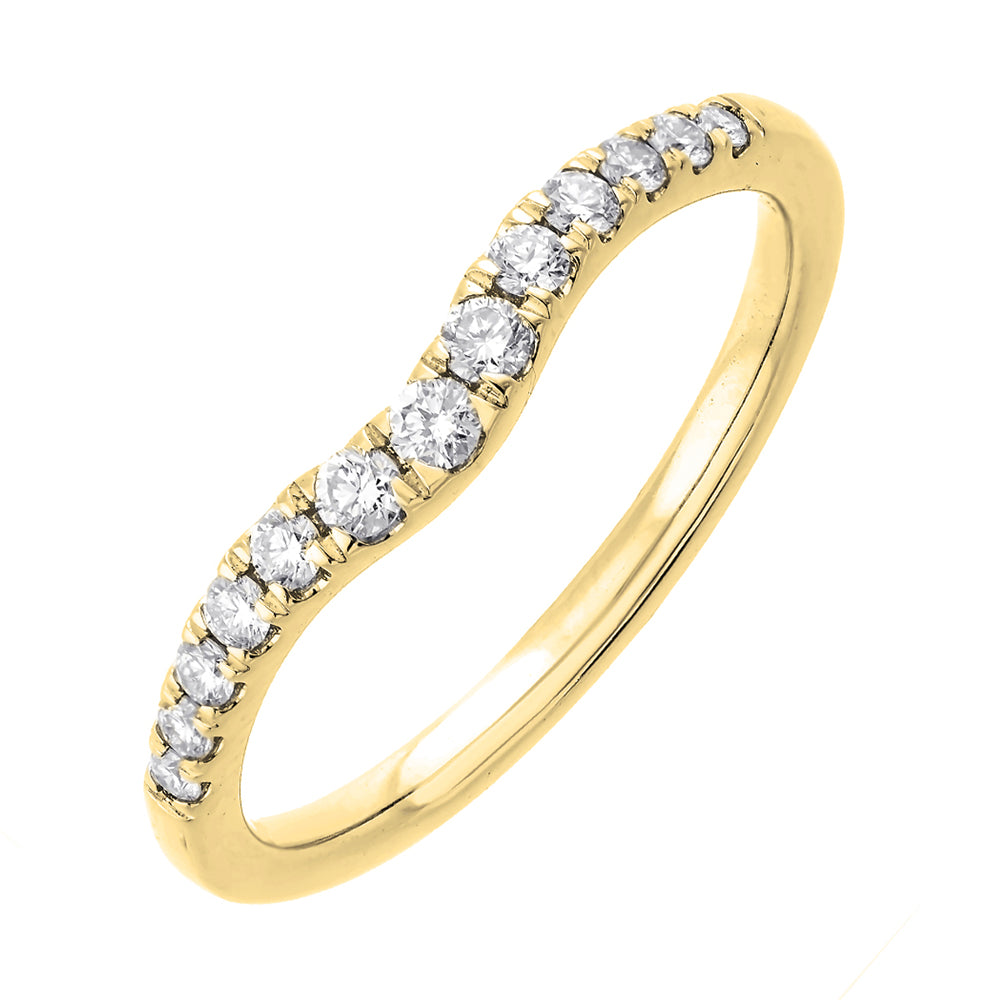 14Kt Yellow Gold Diamond 1/4Ctw Ring