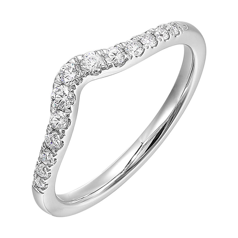 14Kt White Gold Diamond 1/4Ctw Ring