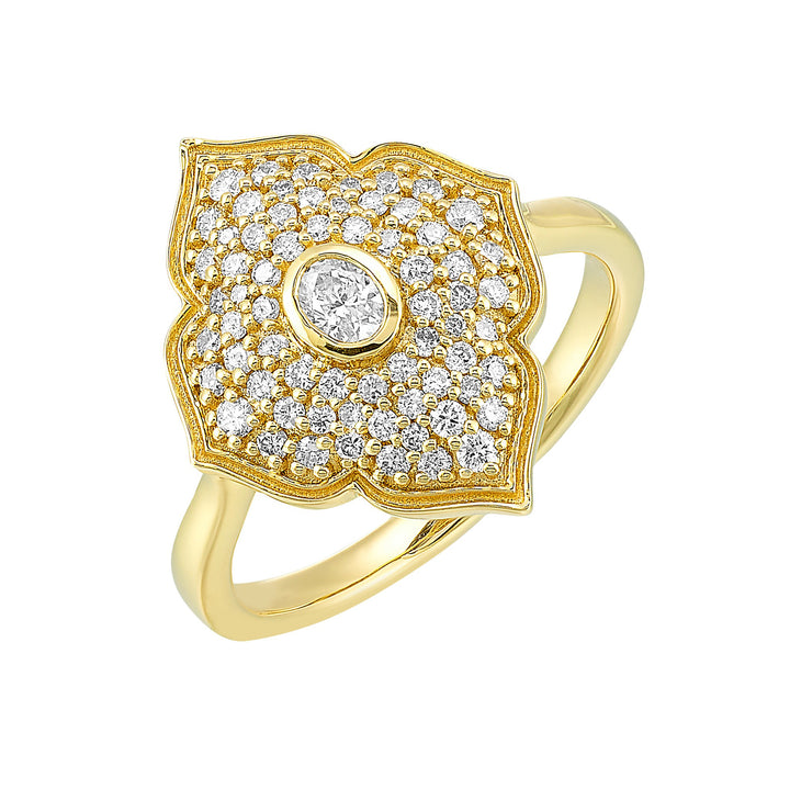 14Kt Yellow Gold Diamond 1/2Ctw Ring