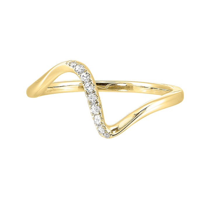 10Kt Yellow Gold Diamond 1/20Ctw Ring