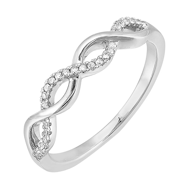 10Kt White Gold Diamond 1/10Ctw Ring