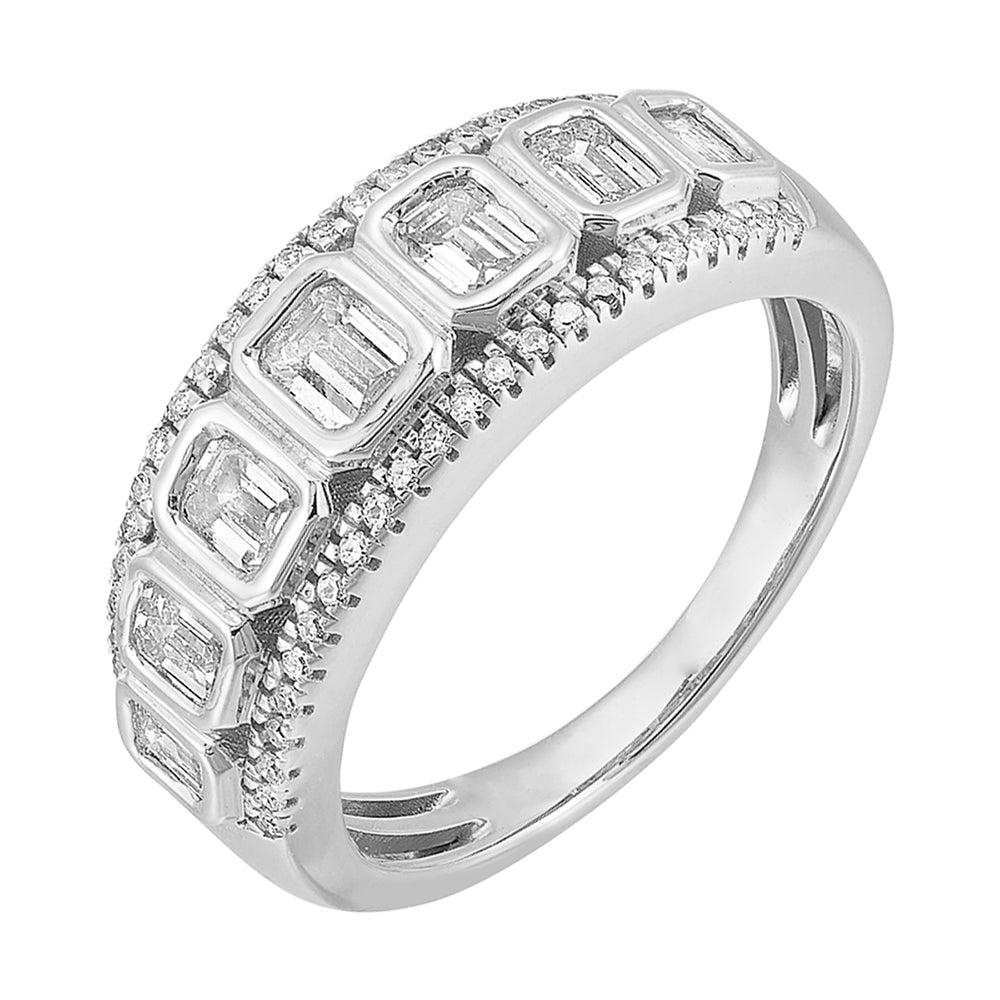14Kt White Gold Diamond 1 1/3Ctw Ring