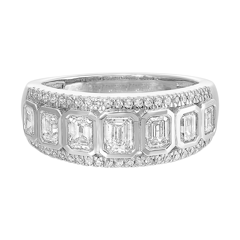 14Kt White Gold Diamond 1 1/3Ctw Ring