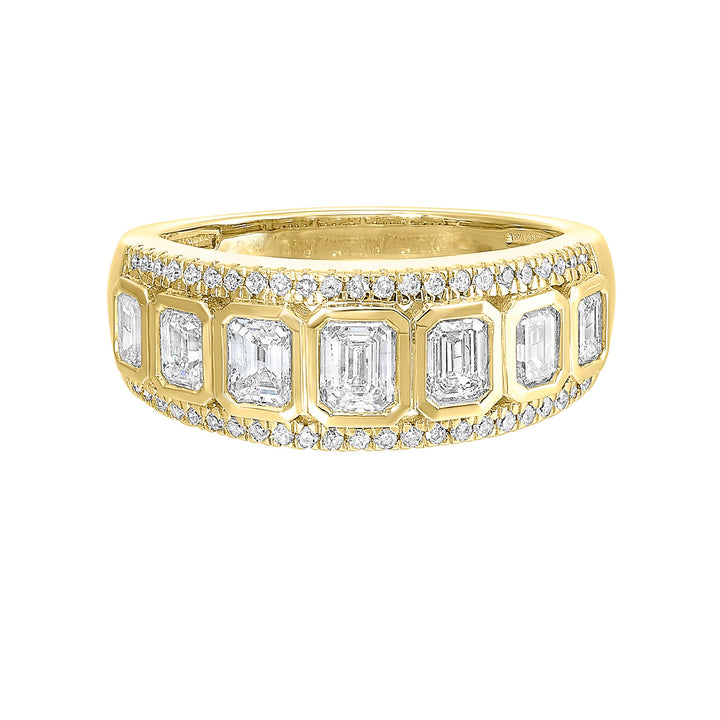 14Kt Yellow Gold Diamond 1 1/3Ctw Ring