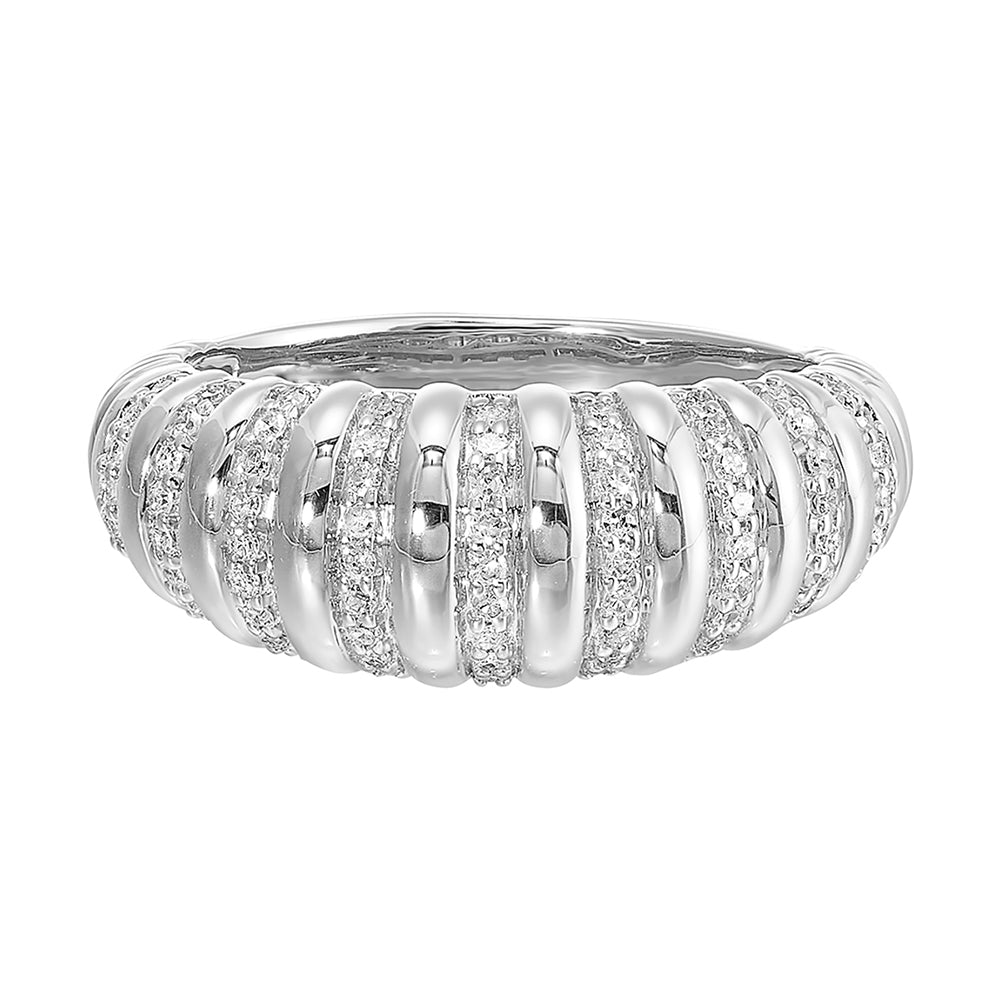 10Kt White Gold Diamond 1/4Ctw Ring