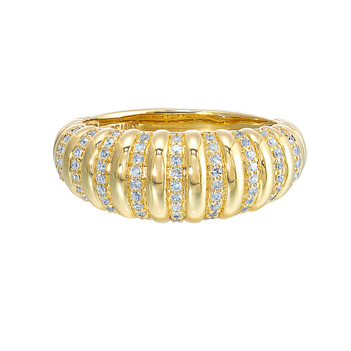 10Kt Yellow Gold Diamond 1/4Ctw Ring